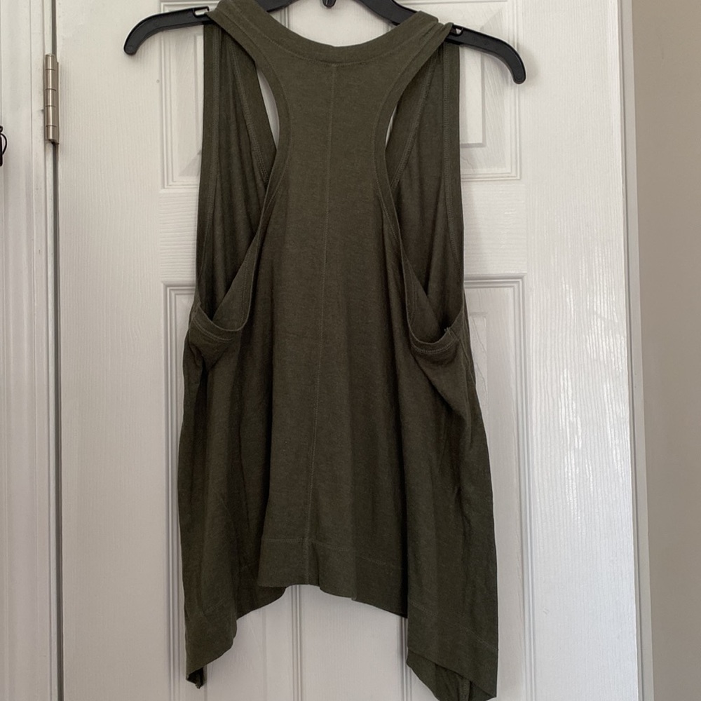 Olive Racerback Express Tank - Picture 2 of 3